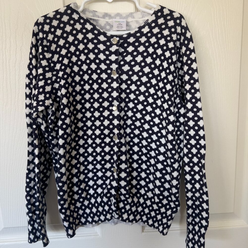 Crewcuts Navy/White Cardigan